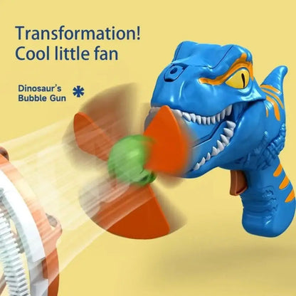 Handheld Electric Dinosaur Bubble Gun